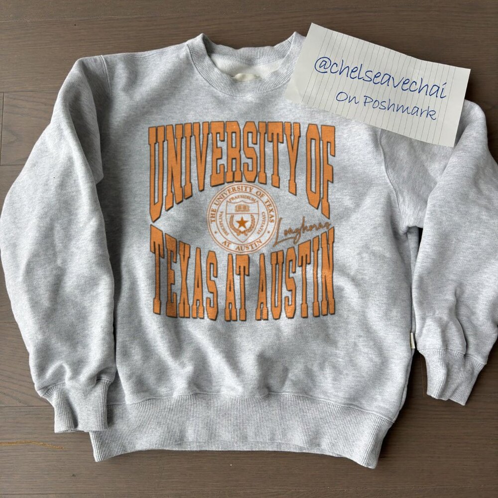 Vintage University of Texas Sweatshirt, Retro Texas Longhorns Football Shirt Tee